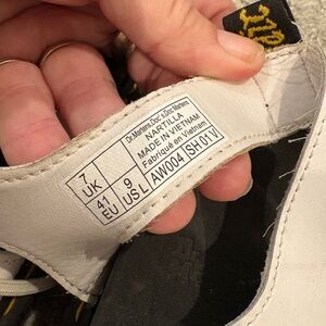 Dr. Martens White Sandals